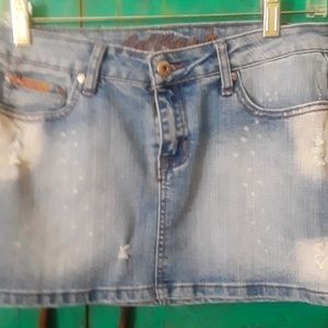 Women's/Jrs Denim Skirt by Bubblegum Sz 9-10